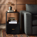 Aveline Caspian End Table - Black Ash