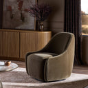 Seraphine Levi Swivel Chair - Surrey Olive