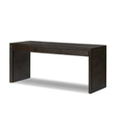 Aveline Henry Desk - Charcoal Oak Thick Veneer