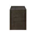 Aveline Henry Desk - Charcoal Oak Thick Veneer