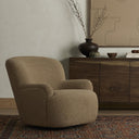 Luxe Kadon Swivel Chair - Sheepskin Camel