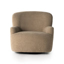 Luxe Kadon Swivel Chair - Sheepskin Camel