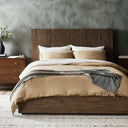 Luxe Haven Leo Bed - King Rustic Grey