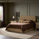 Luxe Haven Leo Bed - Queen Rustic Light Natural Oak
