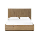 Luxe Haven Leo Bed - Queen Rustic Light Natural Oak