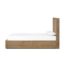 Luxe Haven Leo Bed - Queen Rustic Light Natural Oak