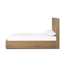 Luxe Haven Leo Bed - King Rustic Light Natural Oak