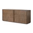 Veridian 6 Drawer Dresser - Rustic Grey