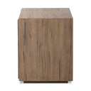 Verity Leo Nightstand - Rustic Grey