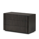 Verity Leo Nightstand - Smoked Black