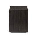 Verity Leo Nightstand - Smoked Black