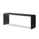 Verity Leo Console Table - Smoked Black