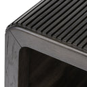 Aveline Leo End Table - Smoke Black