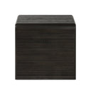 Aveline Leo End Table - Smoke Black