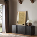 Horizon Leo Media Console - Smoked Black