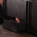 Aveline Leo Media Console - Smoked Black