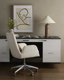 Seraphine Leda Desk Chair - Omari Natural