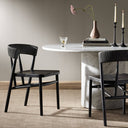 Luxe Buxton Dining Chair - Black Oak None