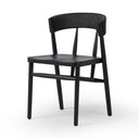 Luxe Buxton Dining Chair - Black Oak None