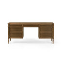 Crest Toulouse Executive Desk - Toasted Oak