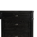 Crest Toulouse Executive Desk - Distressed Black