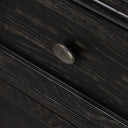 Crest Toulouse Executive Desk - Distressed Black