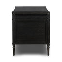 Veritas Executive Desk - Distressed Black