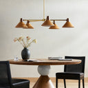 Luxe Cullen Chandelier - Natural Walnut