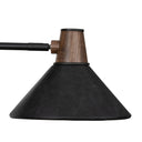 Luxe Cullen Chandelier - Black Leather