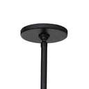 Luxe Cullen Chandelier - Black Leather