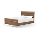 Luxe Haven Toulouse Bed - Queen Toasted Oak