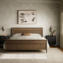 Luxe Haven Toulouse Bed - King Toasted Oak
