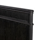 Luxe Haven Toulouse Bed - Queen Distressed Black