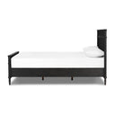 Luxe Haven Toulouse Bed - Queen Distressed Black