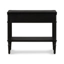 Aria Toulouse Nightstand - Distressed Black