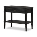 Aria Toulouse Nightstand - Distressed Black