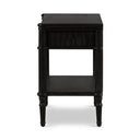 Aria Toulouse Nightstand - Distressed Black