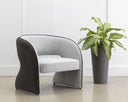 ROSALIA LOUNGE CHAIR - MINA LIGHT GREY MEG ASH