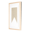 Veridian Triangle In Taupe by The Holly Collective - 18X24