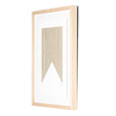 Veridian Triangle In Taupe by The Holly Collective - 24X32