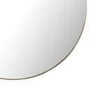 Sophisticated Georgina Round Mirror - Polished Brass