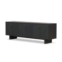 Astra Posada Media Console - Worn Black Oak Veneer