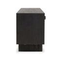 Astra Posada Media Console - Worn Black Oak Veneer