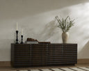 Solstice Media Console - Matte Brown Neem