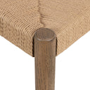 Elara Woven Dining Chair - Smoked Oak