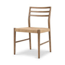 Elara Woven Dining Chair - Smoked Oak