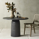 Verano Basil Outdoor Dining Table 42 - Aged Grey