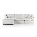 Verano 3-Piece Sectional - Sectional Sofa Ottoman Anders Ivory