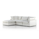 Verano 3-Piece Sectional - Sectional Sofa Ottoman Anders Ivory