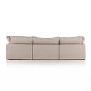 Verano 3-Piece Sectional - Sectional Sofa Ottoman Destin Flannel